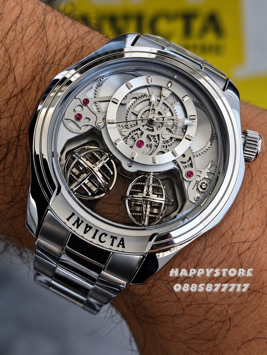 INVICTA Specialty Silver full metal 48 mm, Инвикта нов мъжки часовник