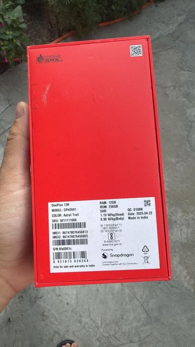 Oneplus 13r 12/256gb