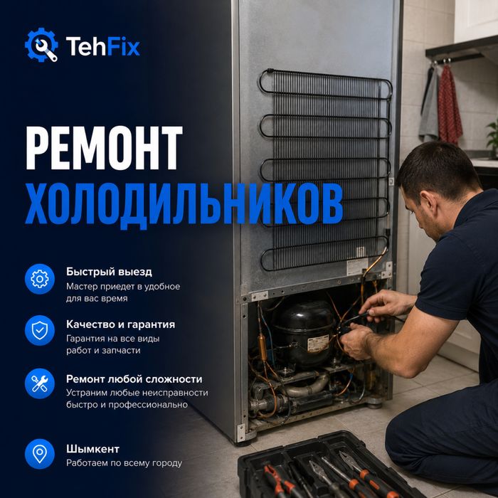 Ремонт холодильников ШЫМКЕНТ