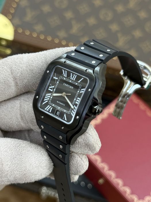Cartier Santos Large Black