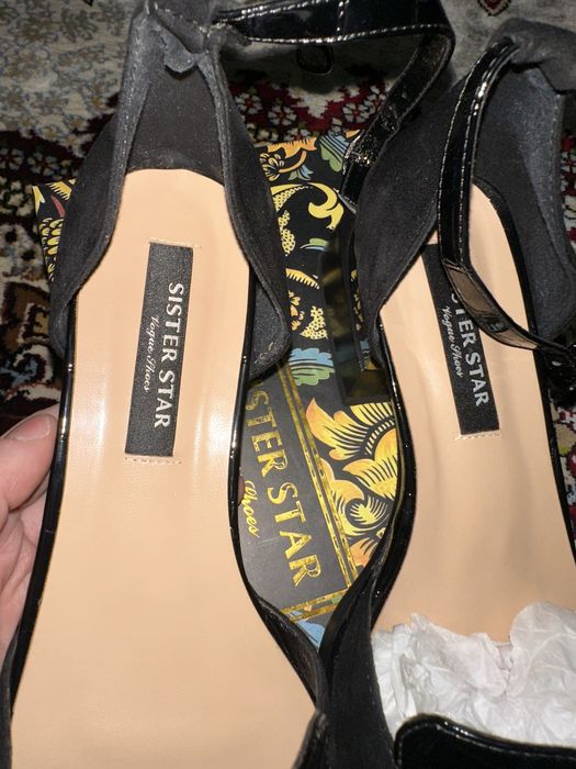 tufli 38razmer qora rangda