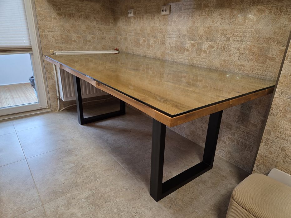 Masa 2×1 m stejar masiv