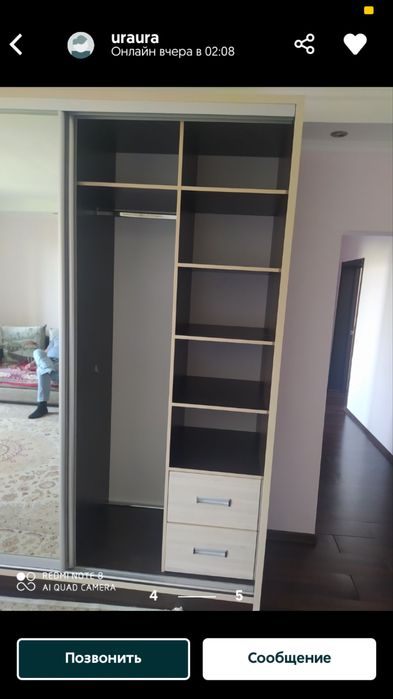 Шкаф купе 4 метра очень вместимый