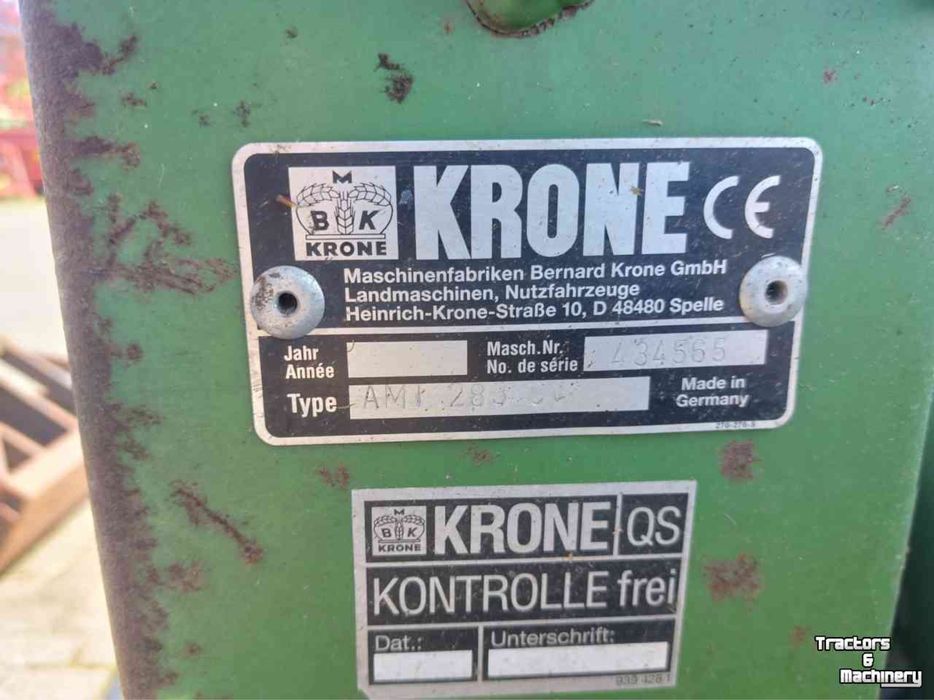 Прикачна Косачка 286 KRONE с кондиционер НОВ ВНОС