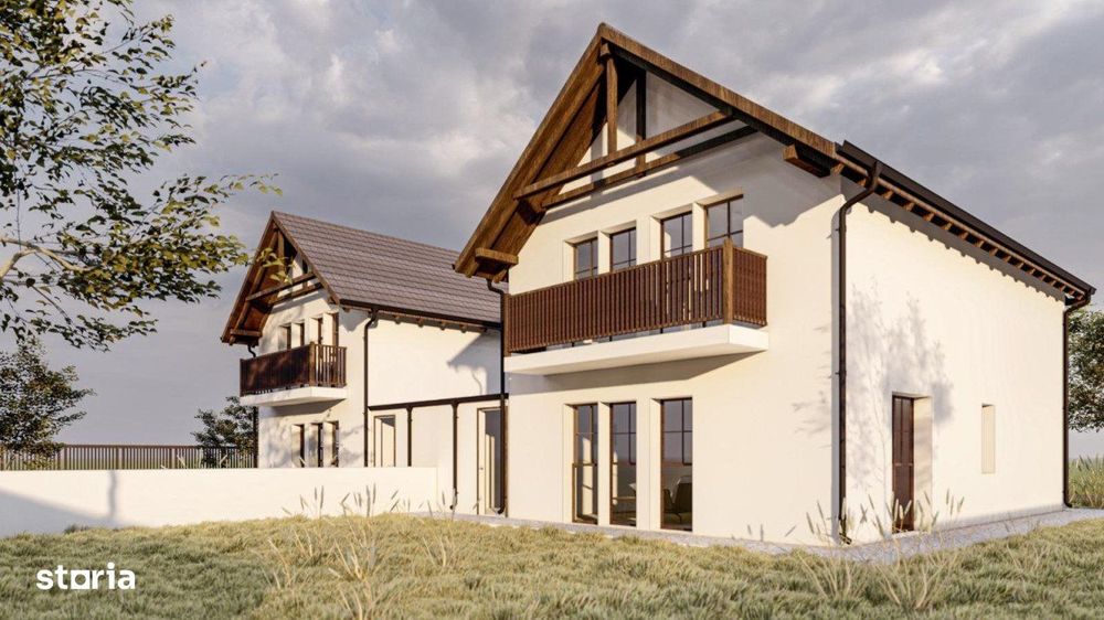 Duplex semifinisat de vanzare , 120 mp , 385 teren, garaj! Gilau