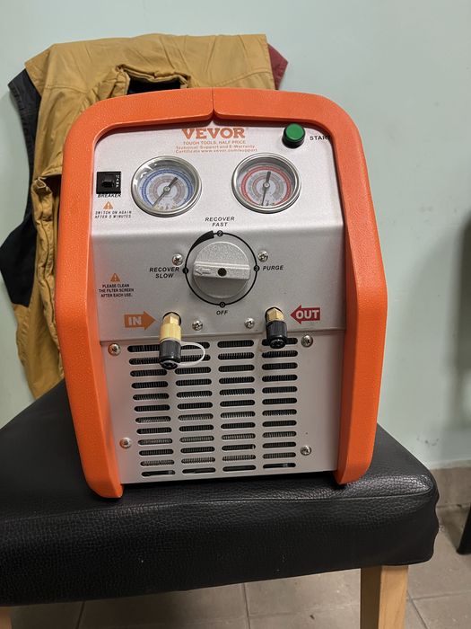 VEVOR Mașină de recuperare a agentului frigorific 1 HP