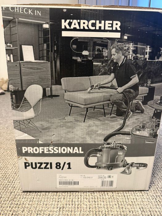 Aspirator profesional KARCHER Puzzi 8/1 Sigilat