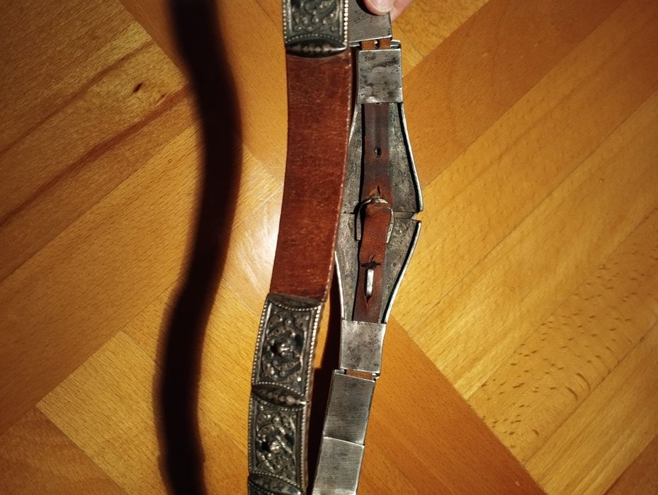 Серебряный браслет антика