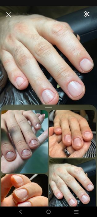 Мужской педикюр и маникюр.