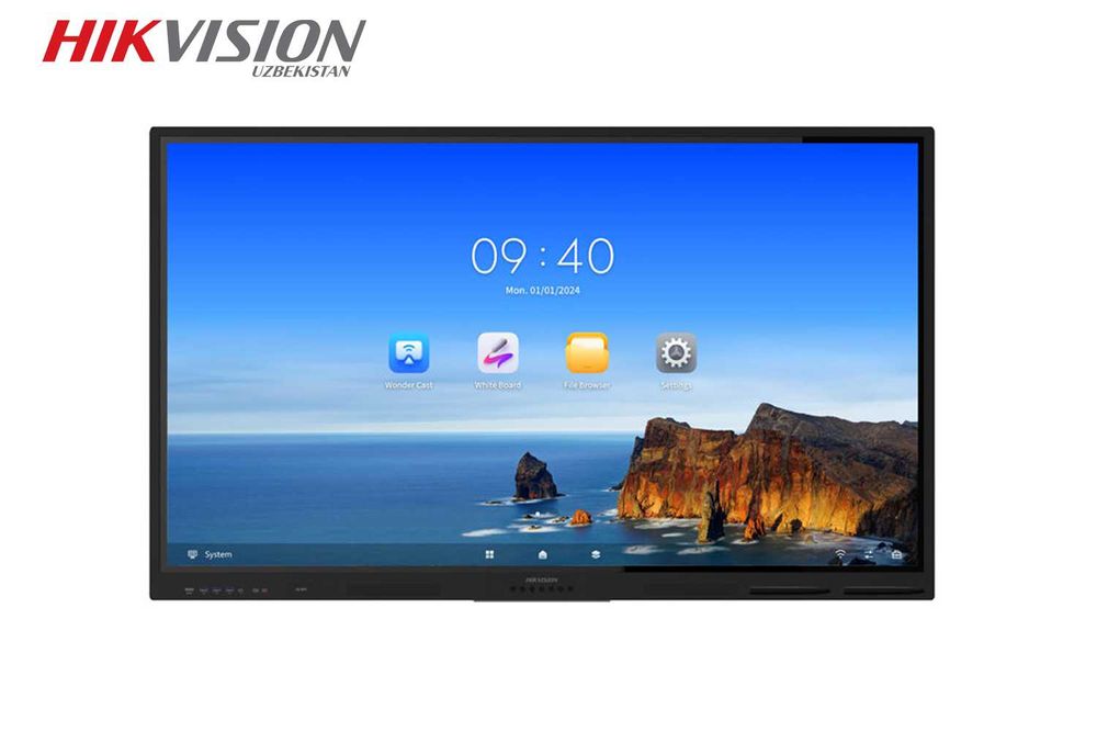 Interaktiv panel chegirma narxida HIKVISION 65" 75" 86"