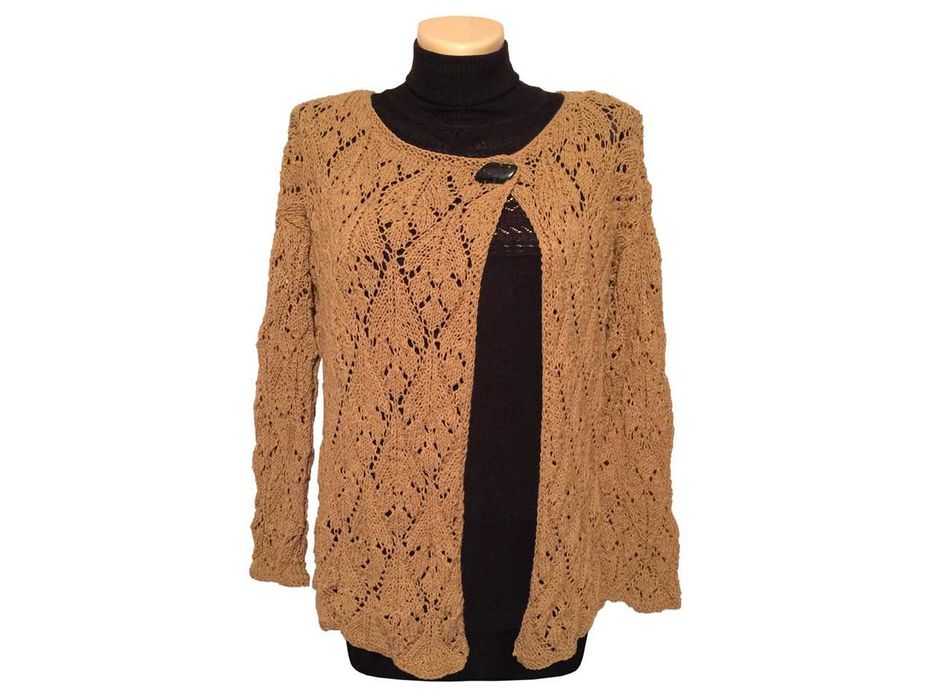 Вязаный жакет ручной работы