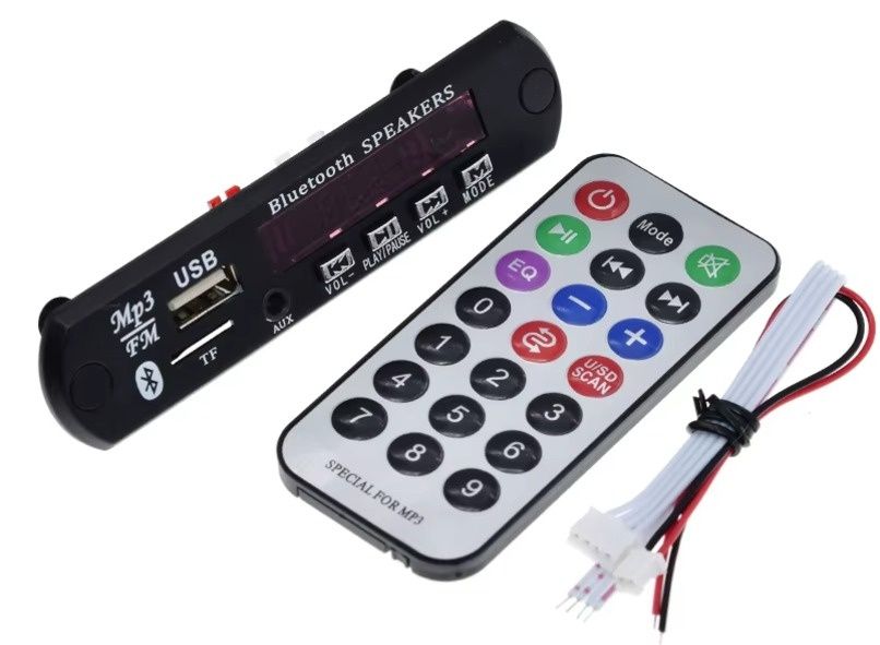 Amplificator 2x6W, Bluetooth iOS Android USB stick telecomanda