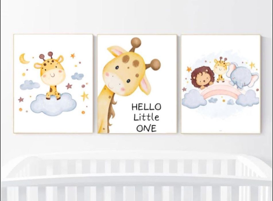 Персонализирани бебешки визитки и рамки за стая