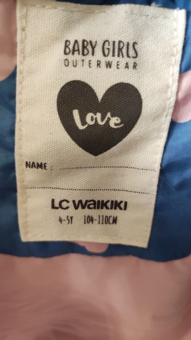 Весенняя куртка на девочку 4-5 лет