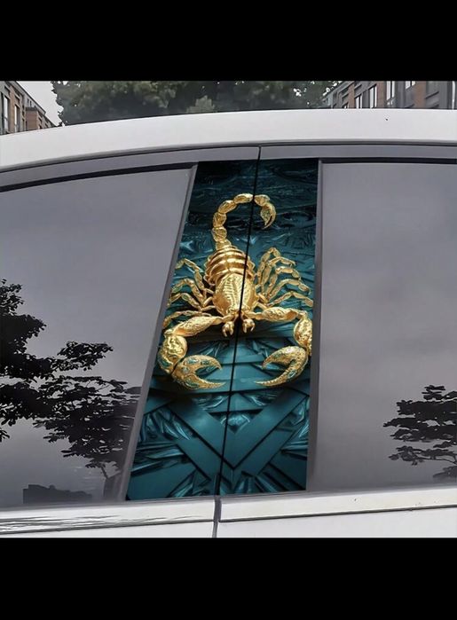 Водоустойчиви винилови стикери за кола комплект от 2 бр.