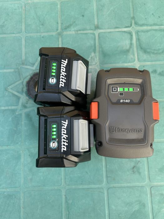 Acumulatori Makita  XGT 40V si Husqvarna