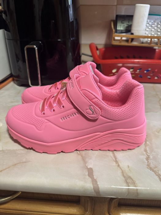 Skechers - Pantofi sport copii, Uno Lite 310451L-NPCL, Roz, 38 EU