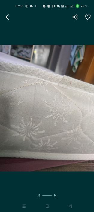 Б.у матрас беспружинный