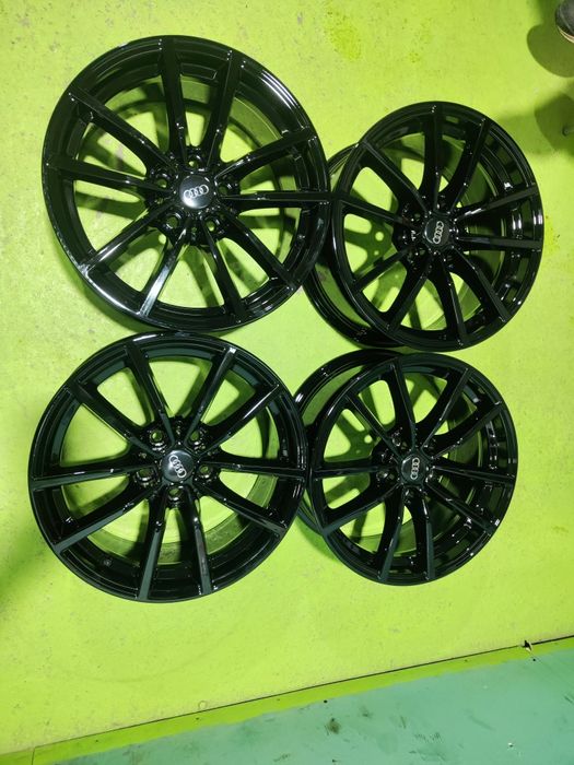 17 5x112 Audi A4 A5 A6 лети джанти 5х112 Ауди черни