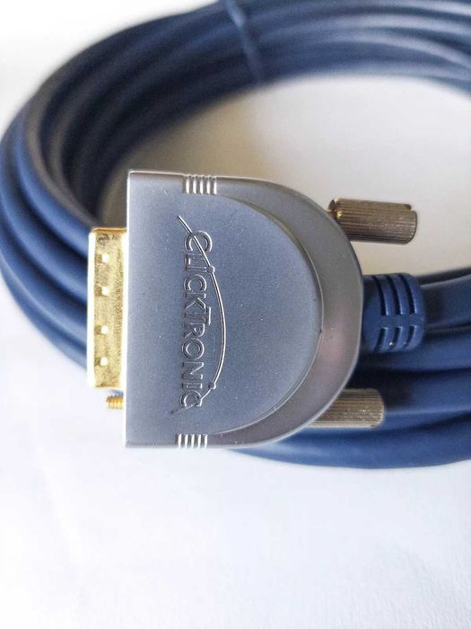 Продавам кабел Clicktronic HDMI to DVI cable 10 meters 24K Gold Plated