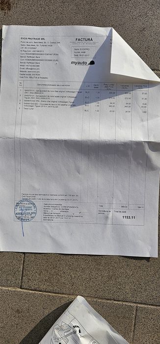 Aparatori noroi originale si nuca schimbator DSG Tiguan