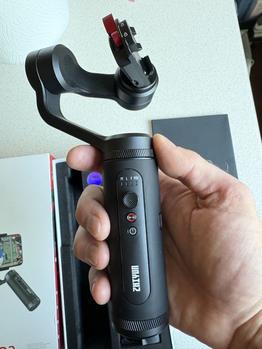 Stabilizator telefon, Gimbal Zhiyun, Smooth Q2, Negru