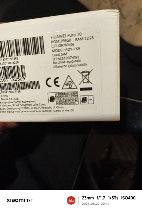 Huawei Pura 70 White
