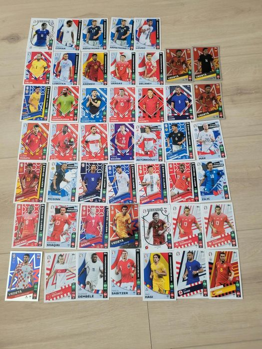 Lot 47 cartonașe Topps Match Attax EURO 2024 (ediția în română)