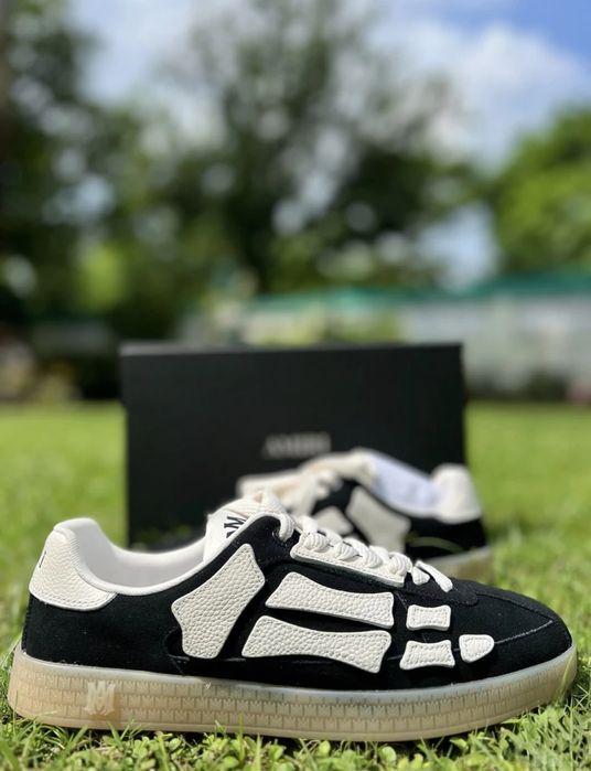 Amiri Skel Top Low "Black/White"