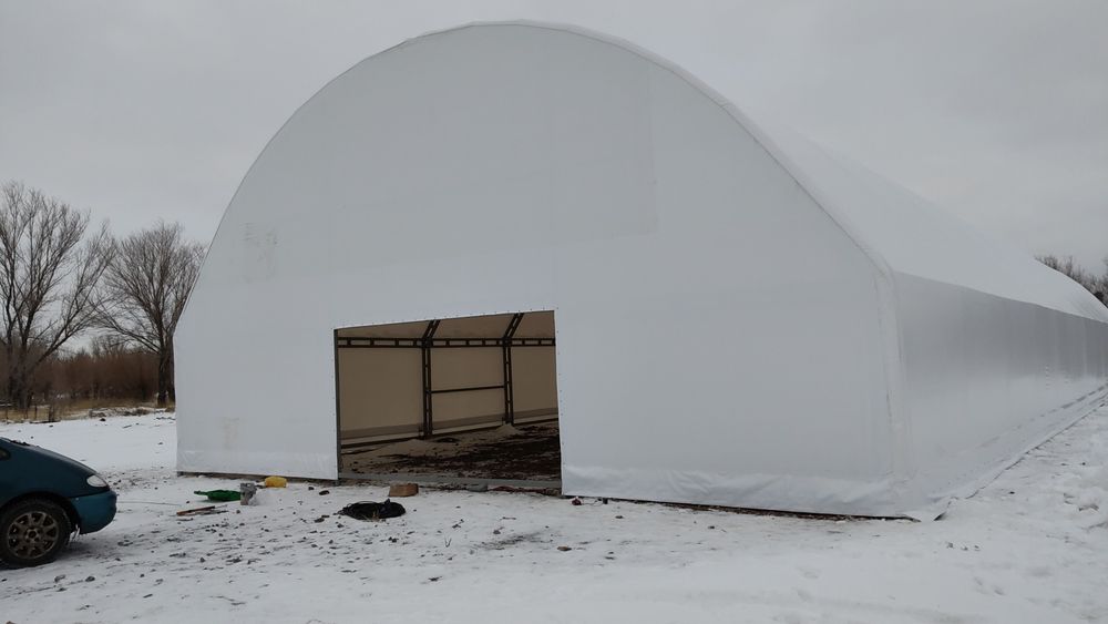 Изготовим ангар из ПВХ любой размер