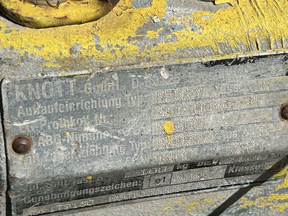 Platforma auto 2000 kg