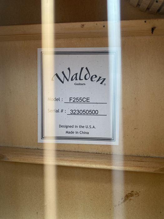 гитара walden акустическая