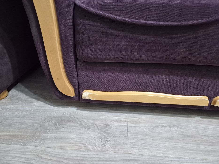 Canapea extensibila cu doua fotolii