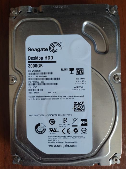 Жёсткий диск на 3Tb