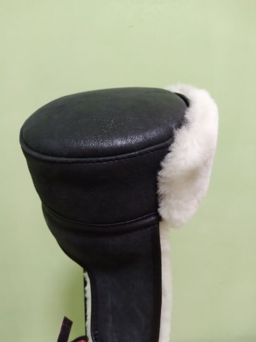 Ушанка из дублёнки натуралка