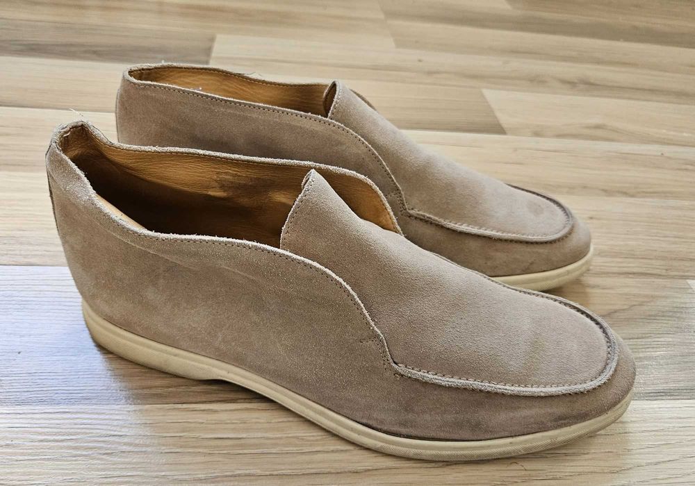 Мъжки мокасини Eleventy Beige Suede Slip-On1 - 42/43