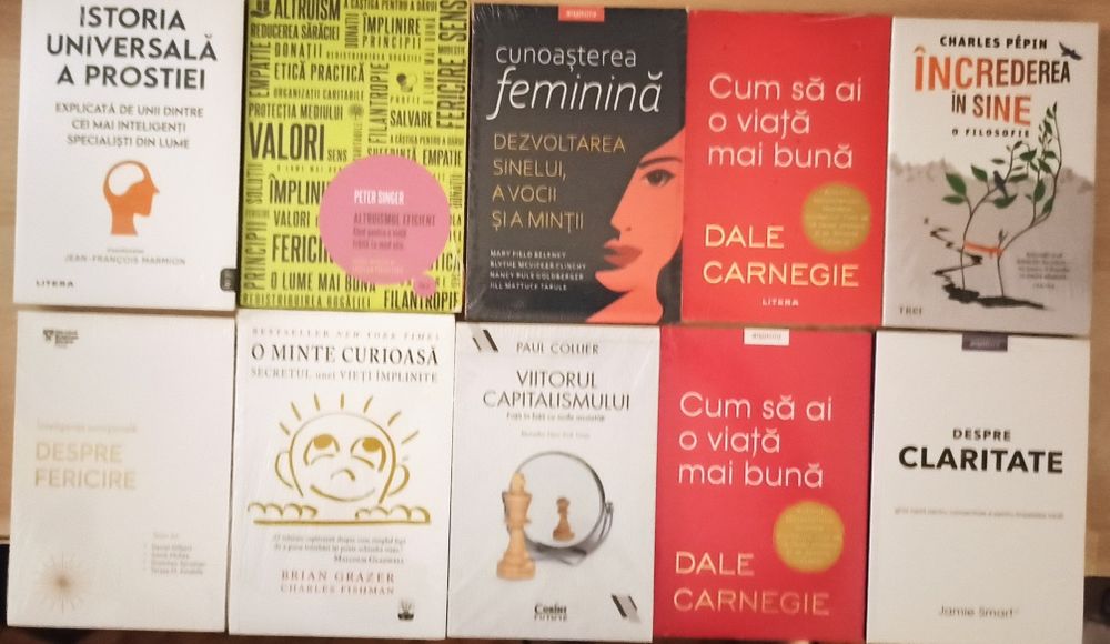 Carti dezvoltare personala, psihologie, sanatate, economie