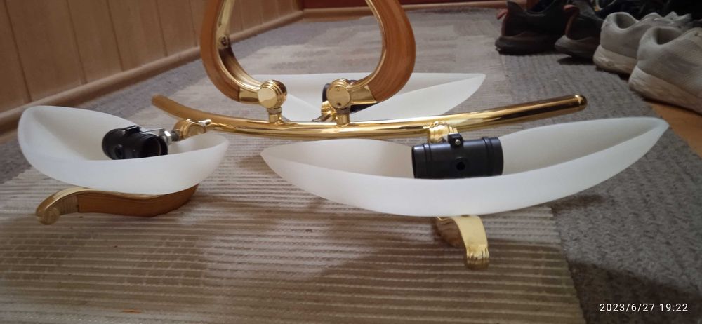 Люстра "Tinco" потолочная  3-х рожковая (3х2 лампочки)