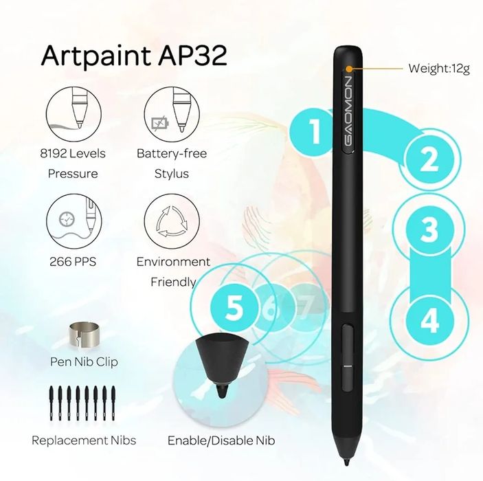 Висококачествен Графичен таблет за дигитално рисуване