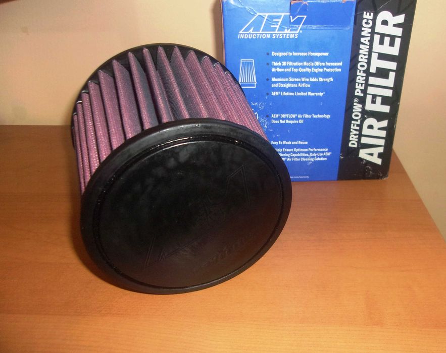 Спортен филтър AEM Dryflow - USA, отвор 90мм, нов, промо цена!