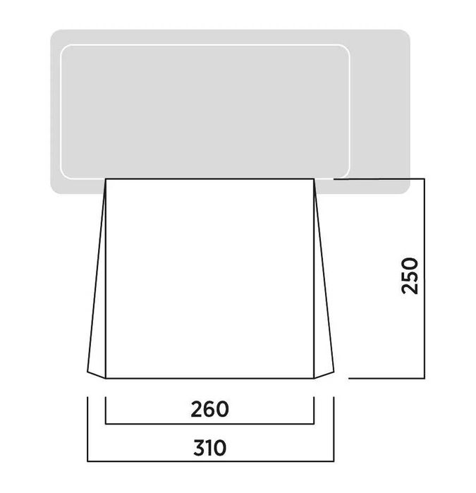Set Nou Nefolosit Marchiza EasyCamp, 250 x 260 cm +ventuze de prindere