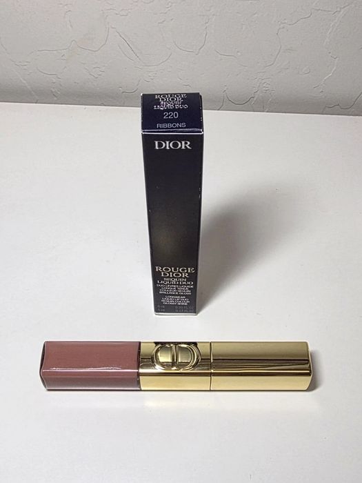 Dior 220 sequin rouge duo оригинално блестящо червило Ribbons