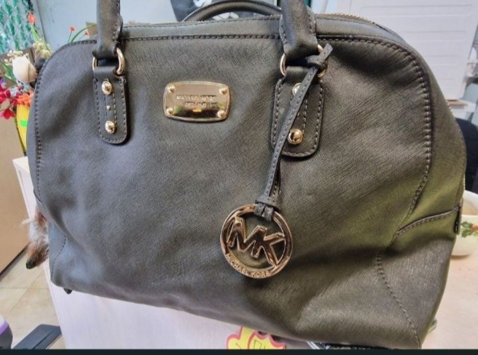 Michael Kors  Cindy зелена дамска чанта