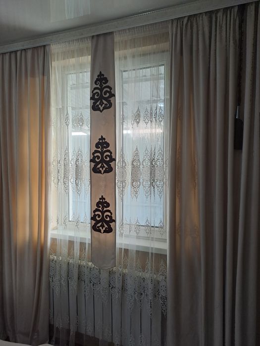 Шторы с партье.покрывало