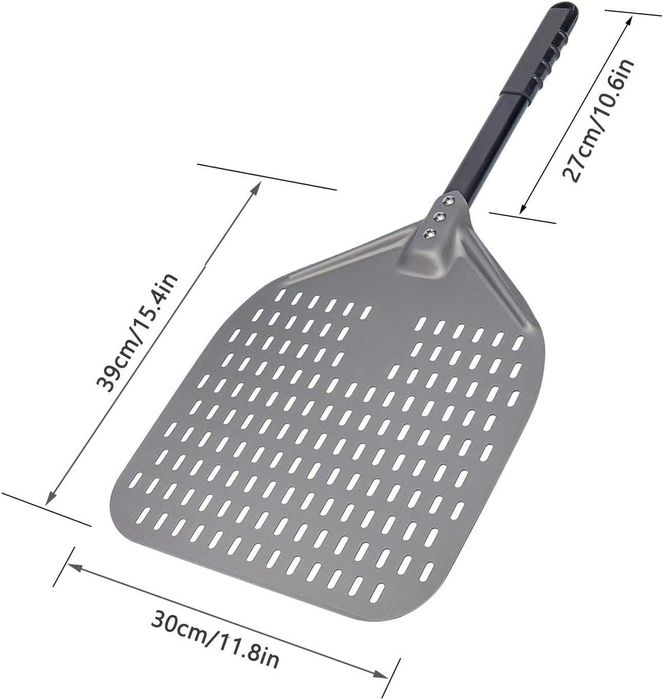 Шпатула/лопата за пица G.a HOMEFAVOR Perforated Pizza Peel, 12 Inch