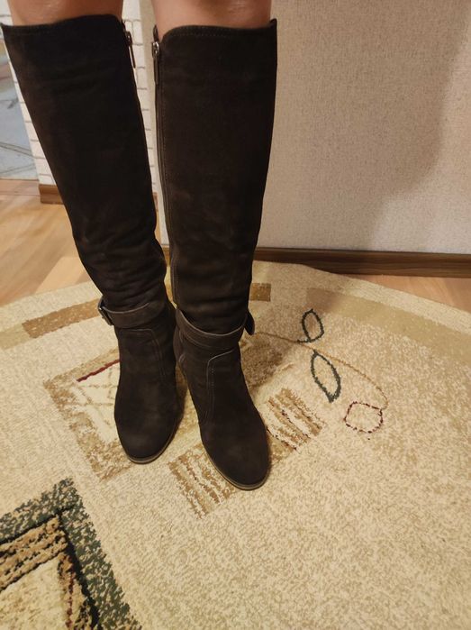 Продам сапоги натуральная замша