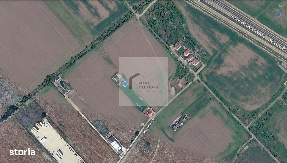 Teren intravilan 700MP Bragadiru, deschidere 33m | Potențial eco-house