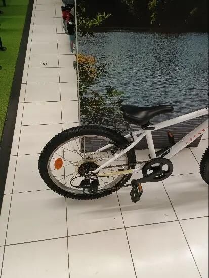 Bicicletă Mtb Explore 120 20" alb copii - (SecondHand) Decathlon