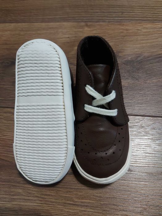 Ghete copii ,piele sintetica ,nr.23 ,maro