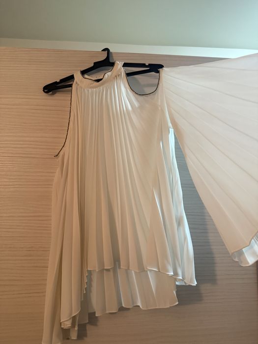 Официална блуза  плисе